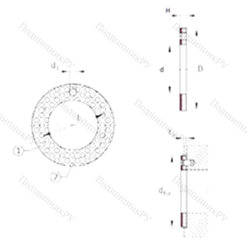 Подшипник скольжения EGW 22-E 50