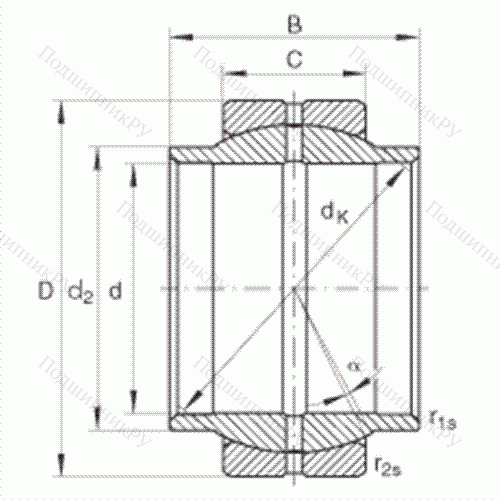 Подшипник шарнирный GE 250-LO