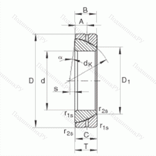 Подшипник шарнирный GE 200-SX